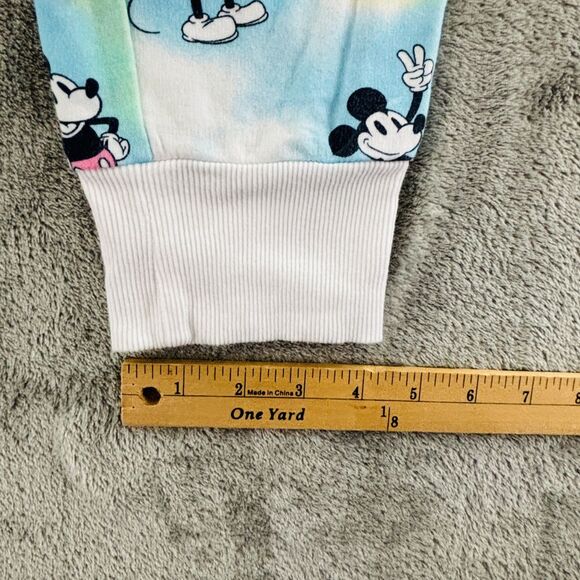 Disney Mickey Mouse Sleep Jogger Pajama Pants Lounge‎ Womems L Allover Print - Picture 9 of 9